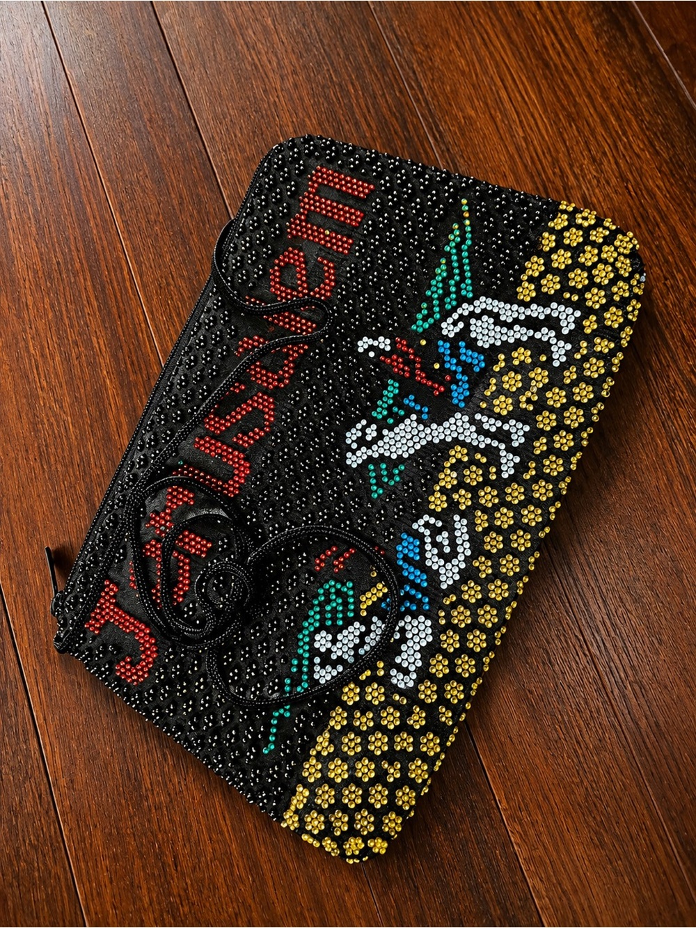 Vintage beaded Jerusalem bag
